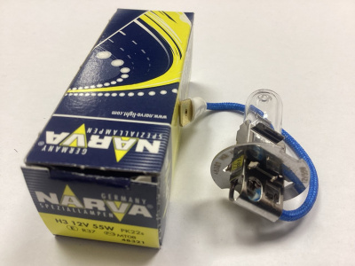 Лампа NARVA 48321 H3 55W 12V PK22s фотография