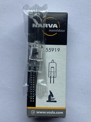 Лампа NARVA 55919 HLL 12V 20W G4 (Welch Allyn 06300-U) фотография
